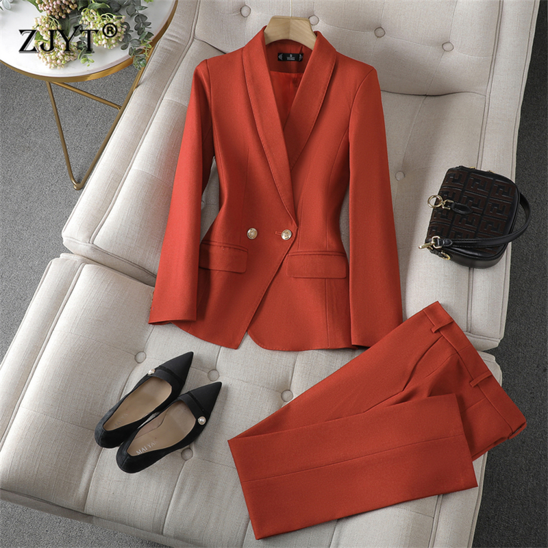 Women'S Formal Wear Plus Size - ZJYT Spring Lady Formal Blazer Suit