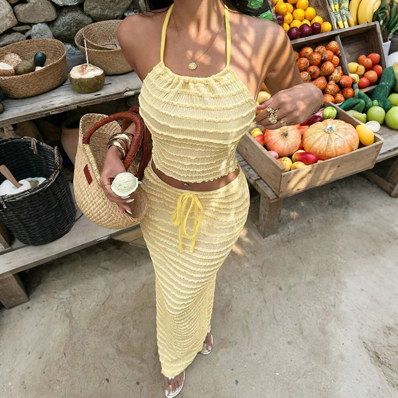Women Formal Wear Dress - Sexy Elegant Dress Two Piece Skirt