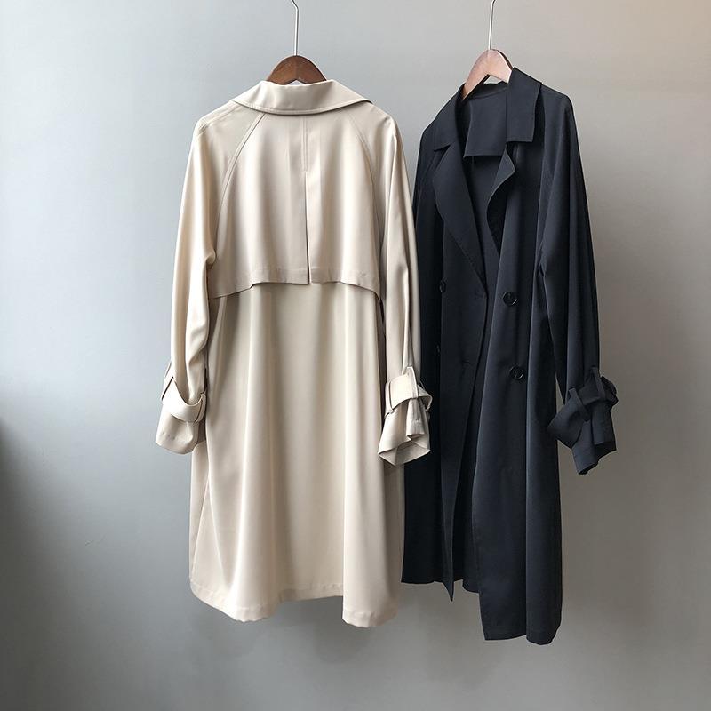 Trench Women Office Lady Baggy - Trench Coat Formal ulasan dan harga