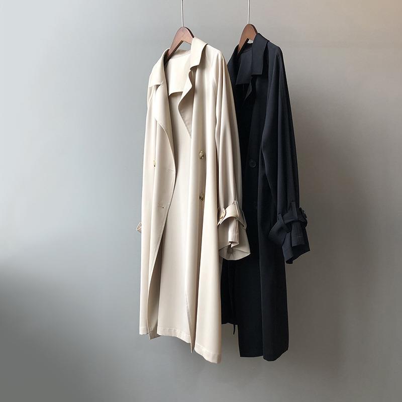 Trench Women Office Lady Baggy - Trench Coat Formal ulasan dan harga