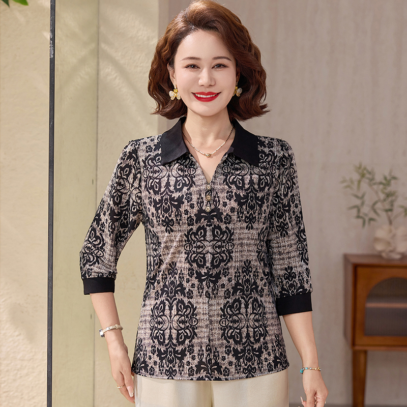 Ladies Ice Silk  Shirt Summer  - Silk Blouse Button ulasan dan harga