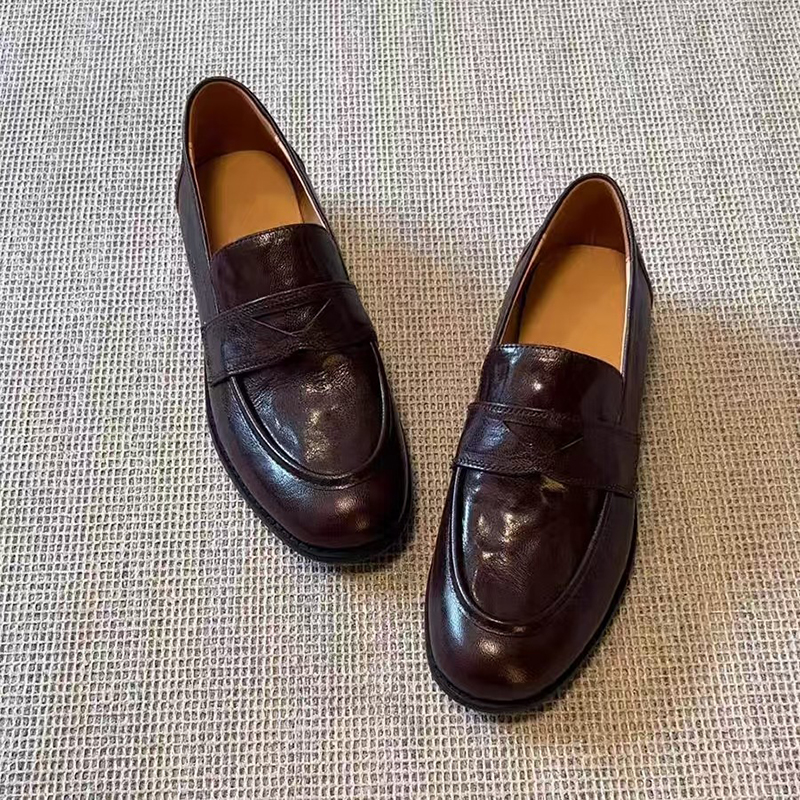 Womens Genuine Leather Loafers - Formal Wear Women'S Loafers ulasan dan harga