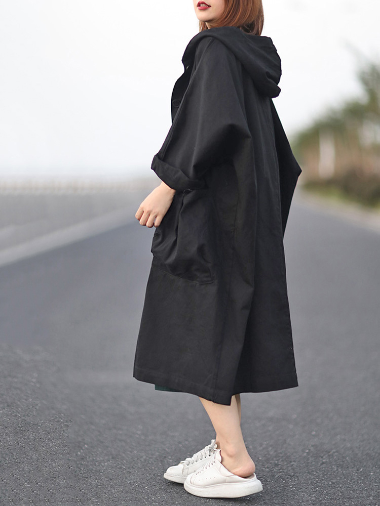 Amax luluE 2024 Autumn Womens  - Trench Coat Formal ulasan dan harga