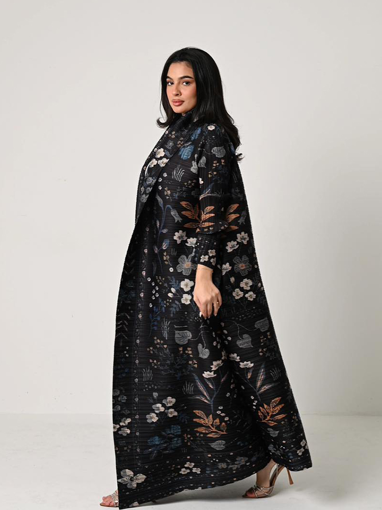 KAF Dubai Abaya Luxury Evening - Trench Coat Formal ulasan dan harga