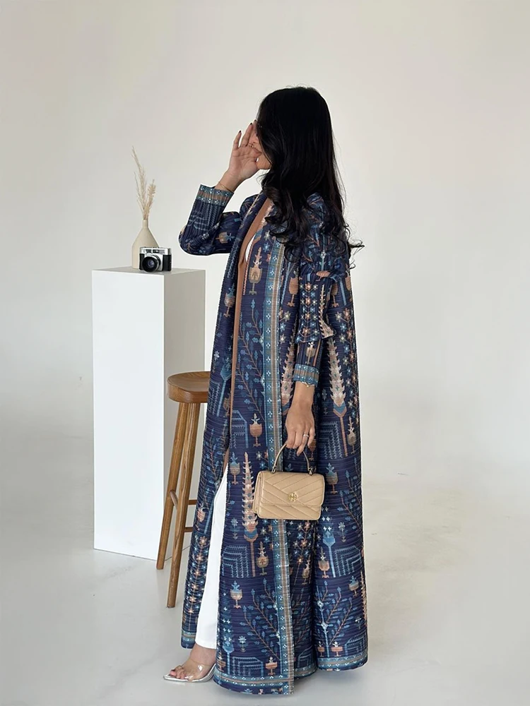 KAF Dubai Abaya Luxury Evening - Trench Coat Formal ulasan dan harga