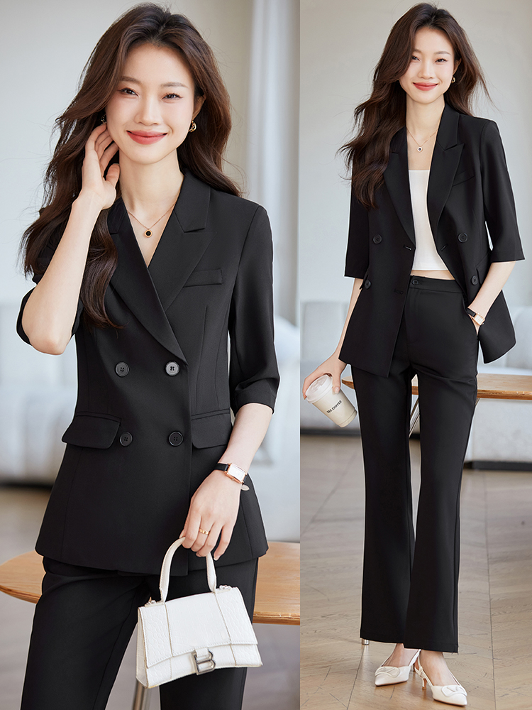 Spring Thin Professional Suit  - Women Formal Wear For Interview ulasan dan harga