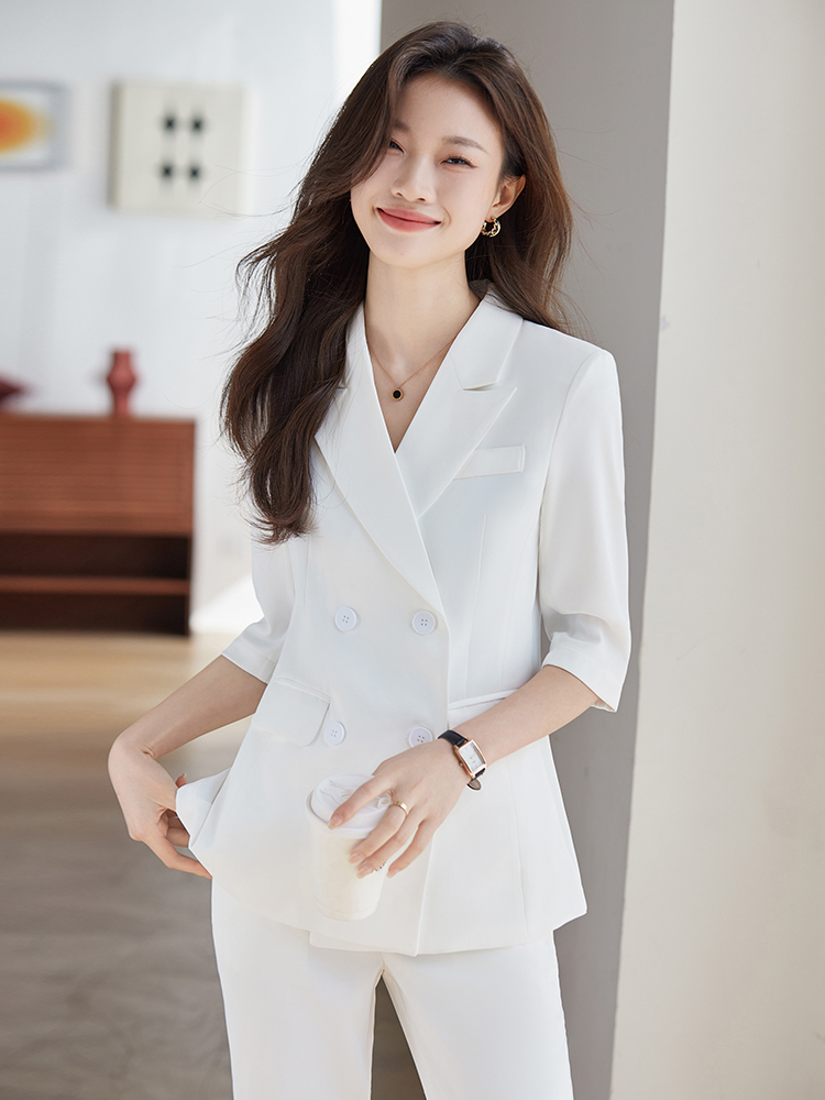 Spring Thin Professional Suit  - Women Formal Wear For Interview ulasan dan harga