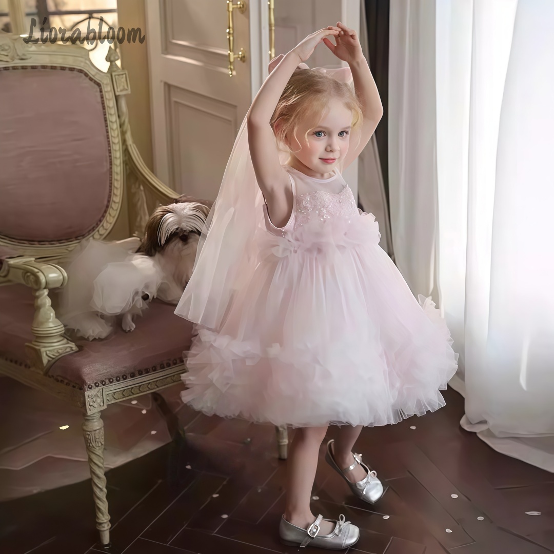 Girls' Tulle Gown Layered Skir - Formal Wear Women Us ulasan dan harga