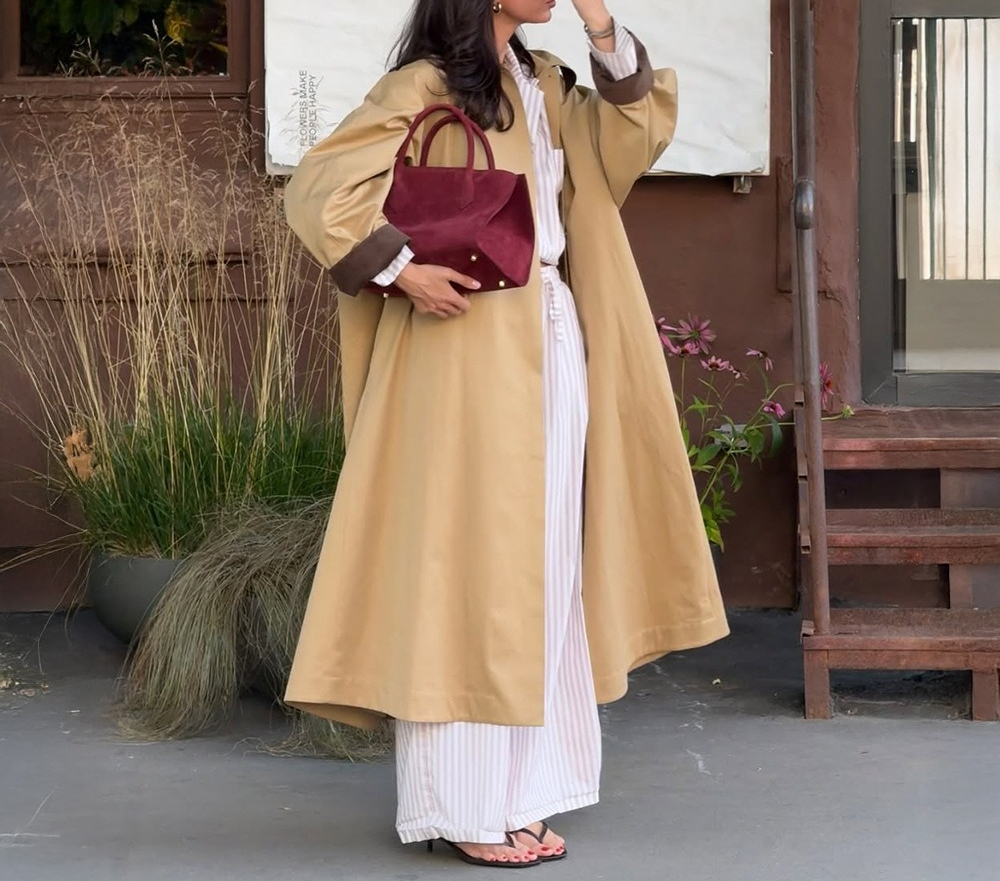 Women's Simple Long Trench Coa - Trench Coat Formal ulasan dan harga
