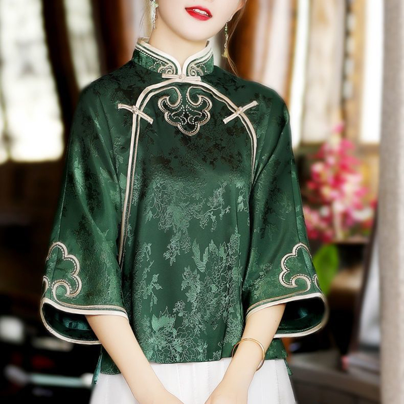 Chinese Ethnic Style Embroider - Women'S Formal Wear Suit ulasan dan harga