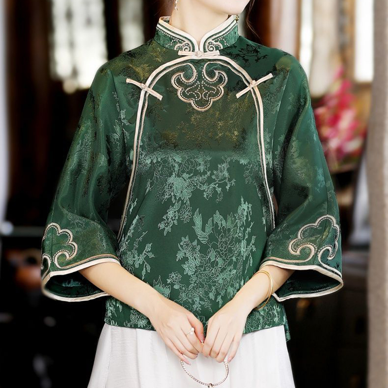 Chinese Ethnic Style Embroider - Women'S Formal Wear Suit ulasan dan harga