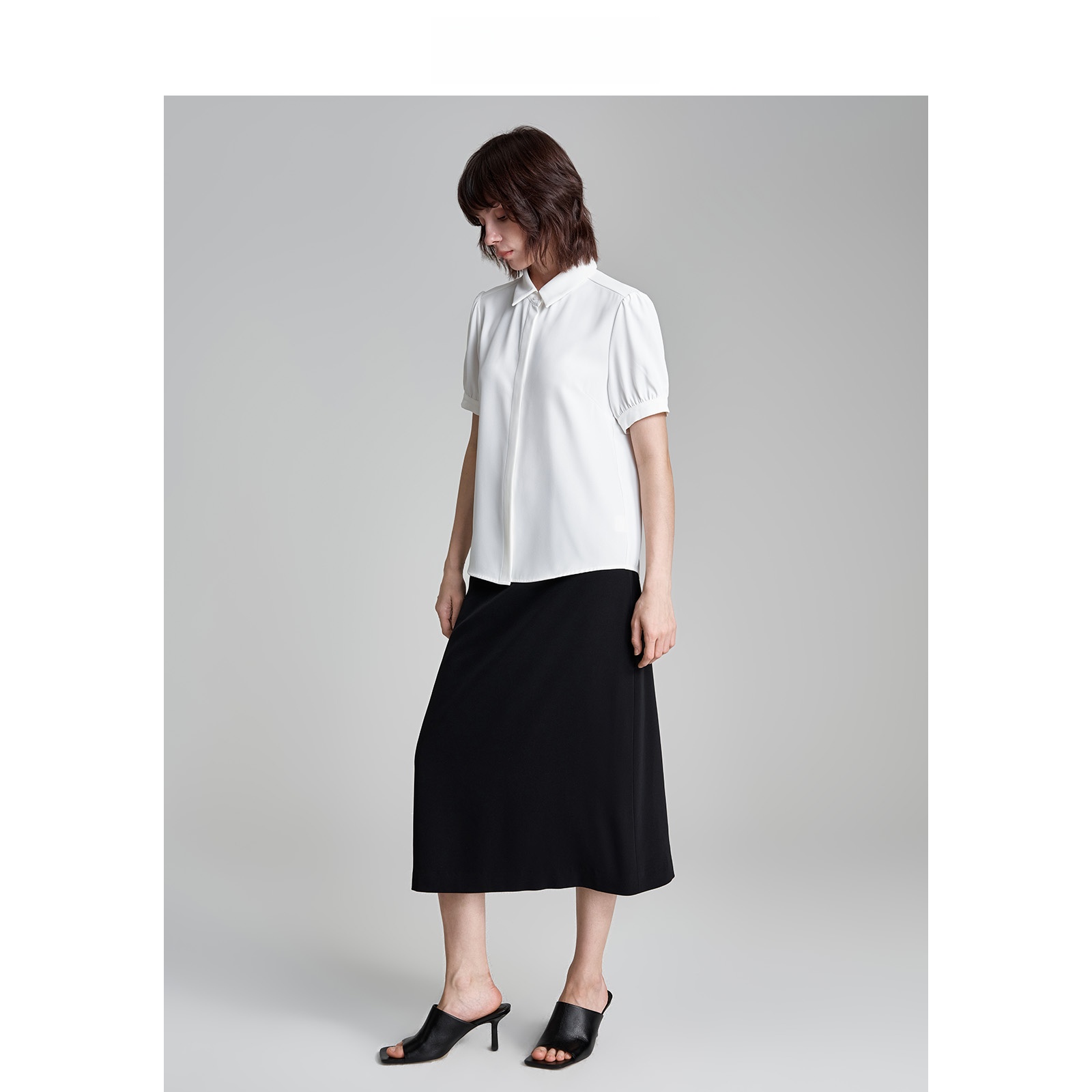 LeLenth Casual Short Sleeve Ch - Women Formal Wear For Interview ulasan dan harga