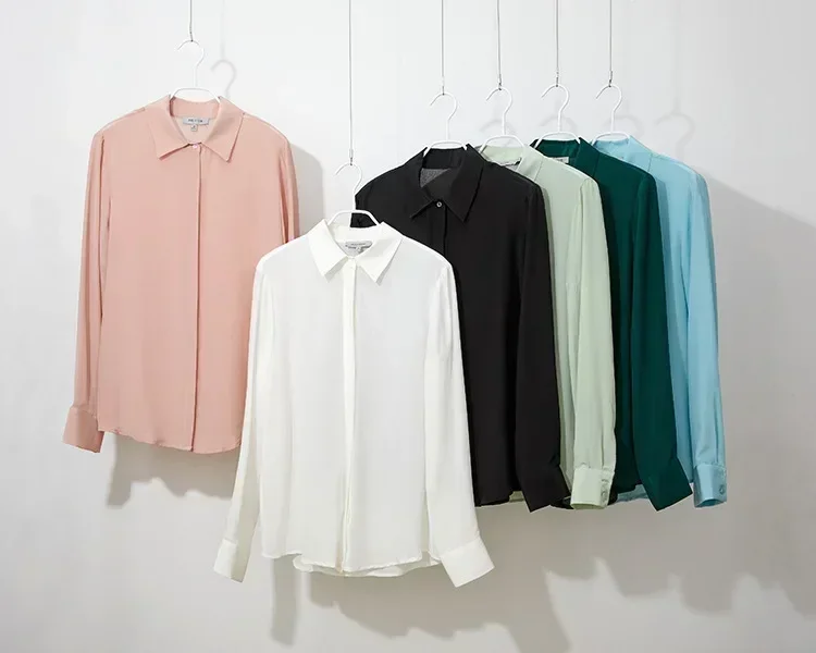 2025 Spring New Women's Silk S - Silk Blouse Button ulasan dan harga
