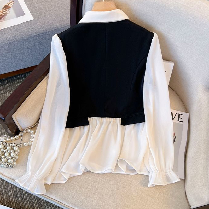 Korean Chiffon 2 Pieces Sets S - Women'S Formal Wear Suit ulasan dan harga