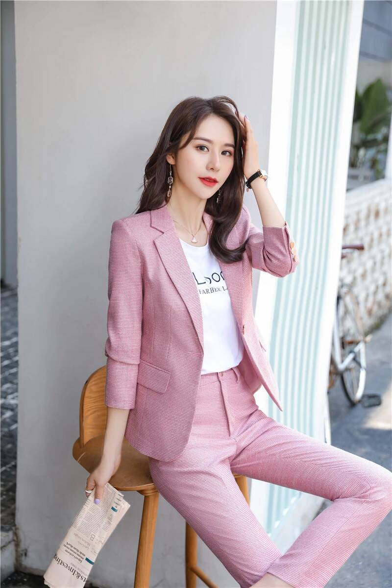 Novelty Green Uniform Designs  - Women Formal Wear For Interview ulasan dan harga