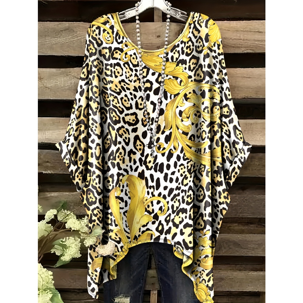 Women's Fashion Animal Print T - Women'S Formal Day Wear ulasan dan harga