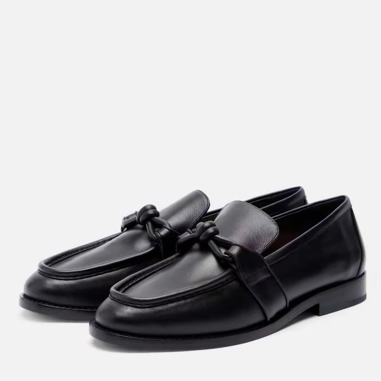 Women's Leather Knot Detail Lo - Formal Wear Women'S Loafers ulasan dan harga