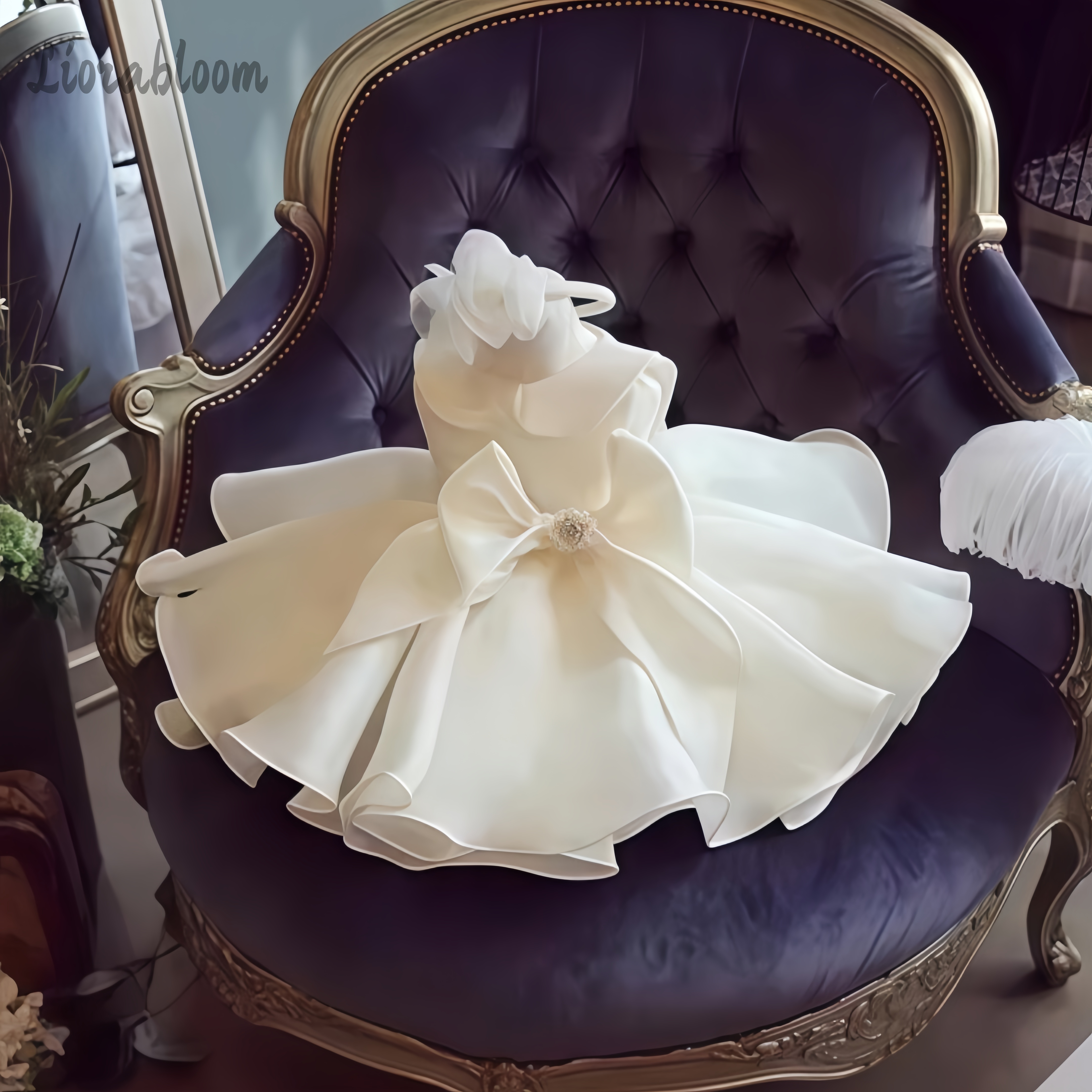 White Pearl Embellished Dress  - Formal Wear Women Us ulasan dan harga