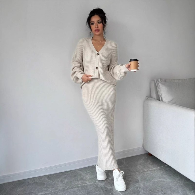 Womens Knitted Sweater Long Sk - Women'S Formal Wear Cardigan ulasan dan harga