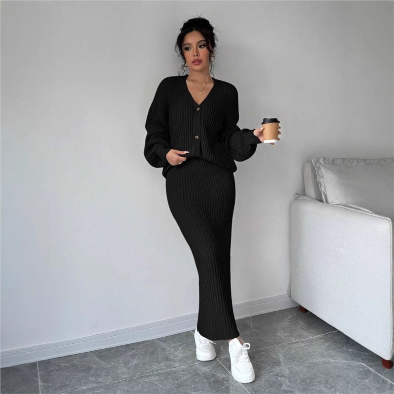 Womens Knitted Sweater Long Sk - Women'S Formal Wear Cardigan ulasan dan harga