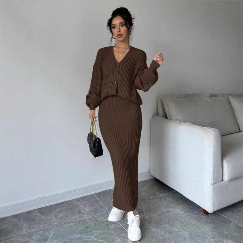 Womens Knitted Sweater Long Sk - Women'S Formal Wear Cardigan ulasan dan harga
