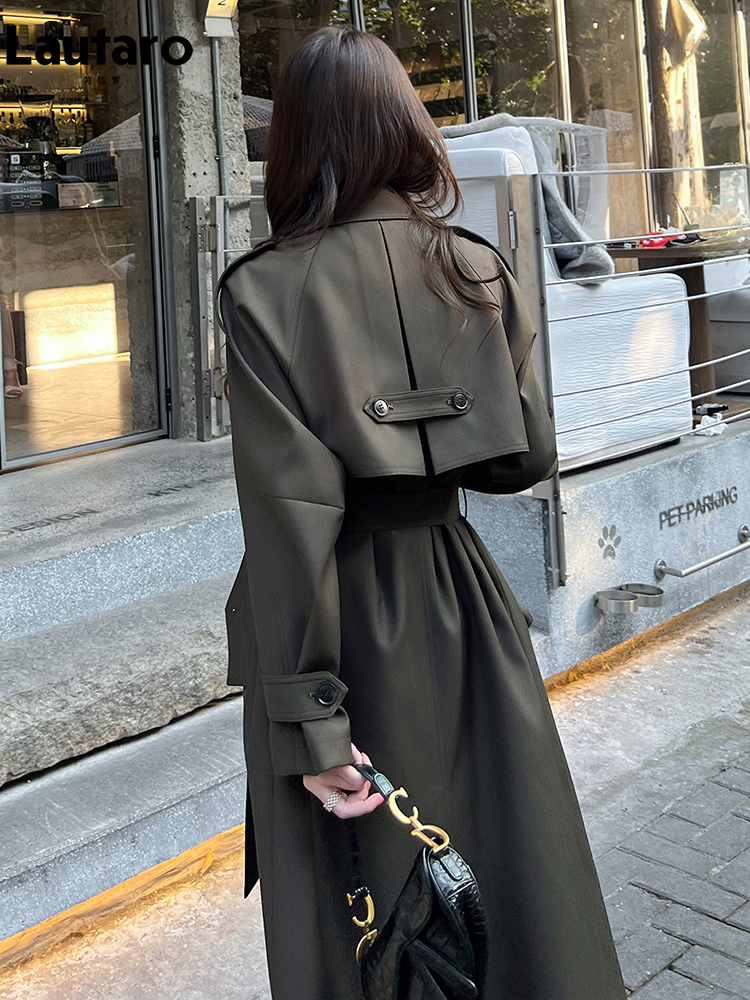 Lautaro Spring Autumn Long Tre - Trench Coat Formal ulasan dan harga