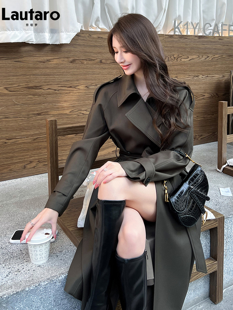 Lautaro Spring Autumn Long Tre - Trench Coat Formal ulasan dan harga
