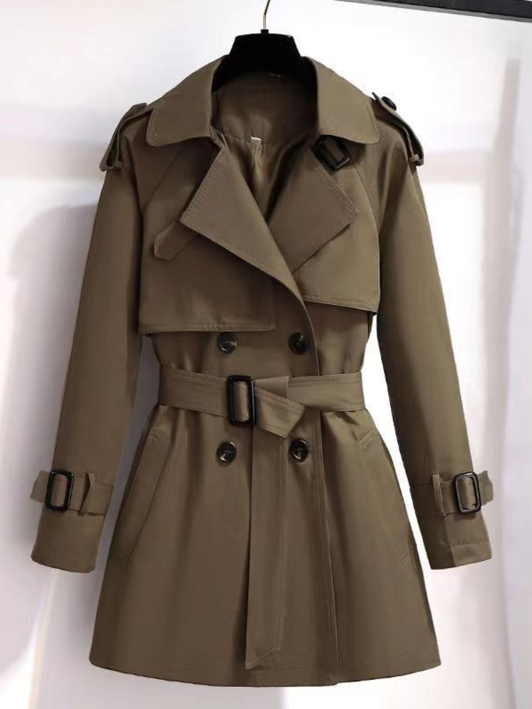 Spring Autumn Trench Coat Wome - Trench Coat Formal ulasan dan harga