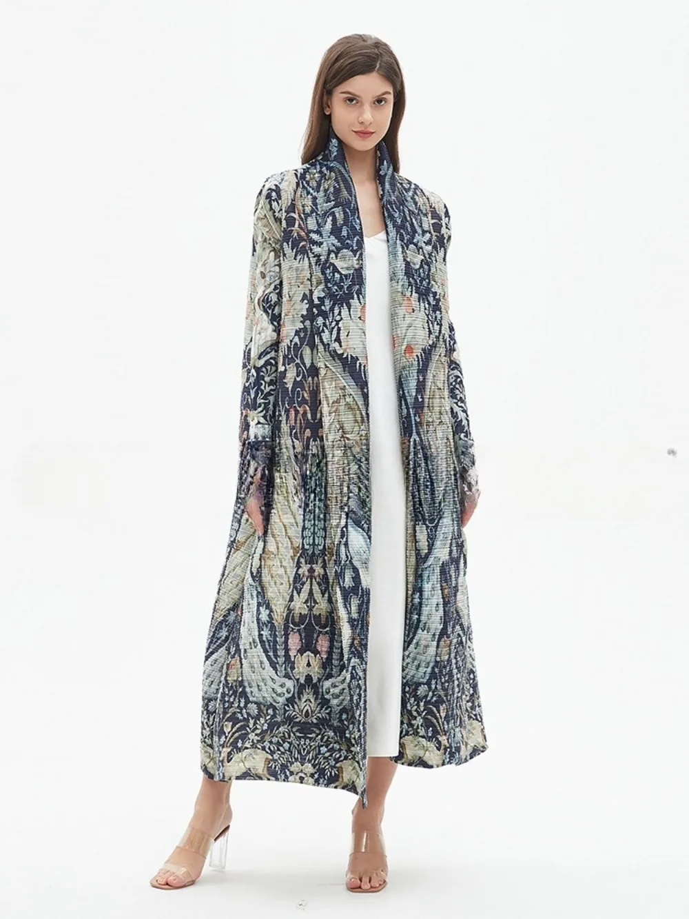 Miyake Pleated Abaya Vintage P - Trench Coat Formal ulasan dan harga