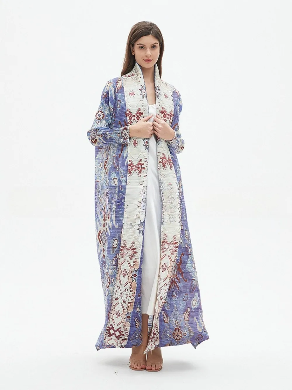 Miyake Pleated Abaya Vintage P - Trench Coat Formal ulasan dan harga