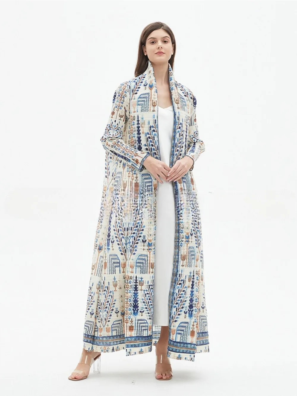 Miyake Pleated Abaya Vintage P - Trench Coat Formal ulasan dan harga