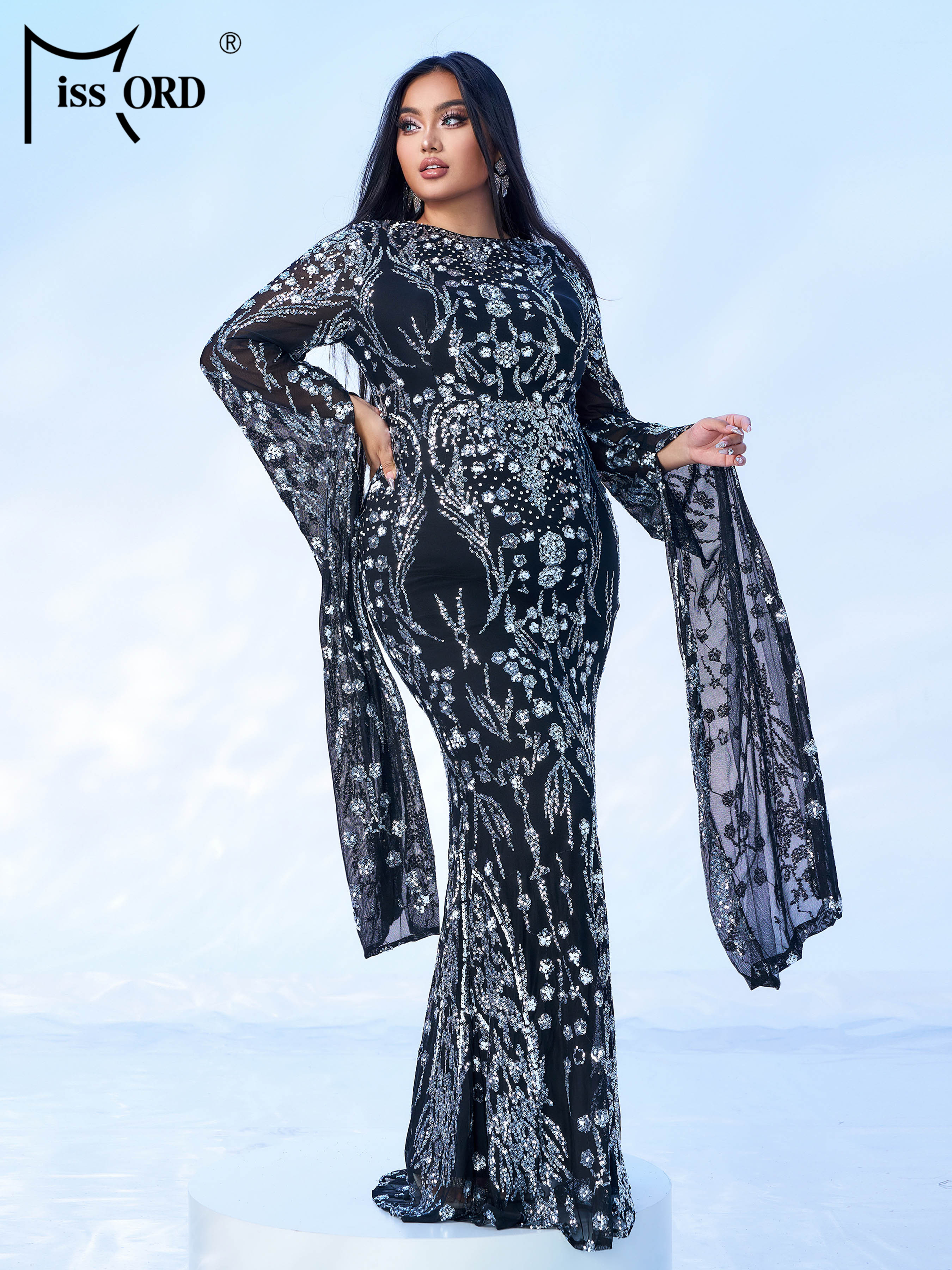 Missord New Plus Size Church M - Women Formal Wear Dress ulasan dan harga