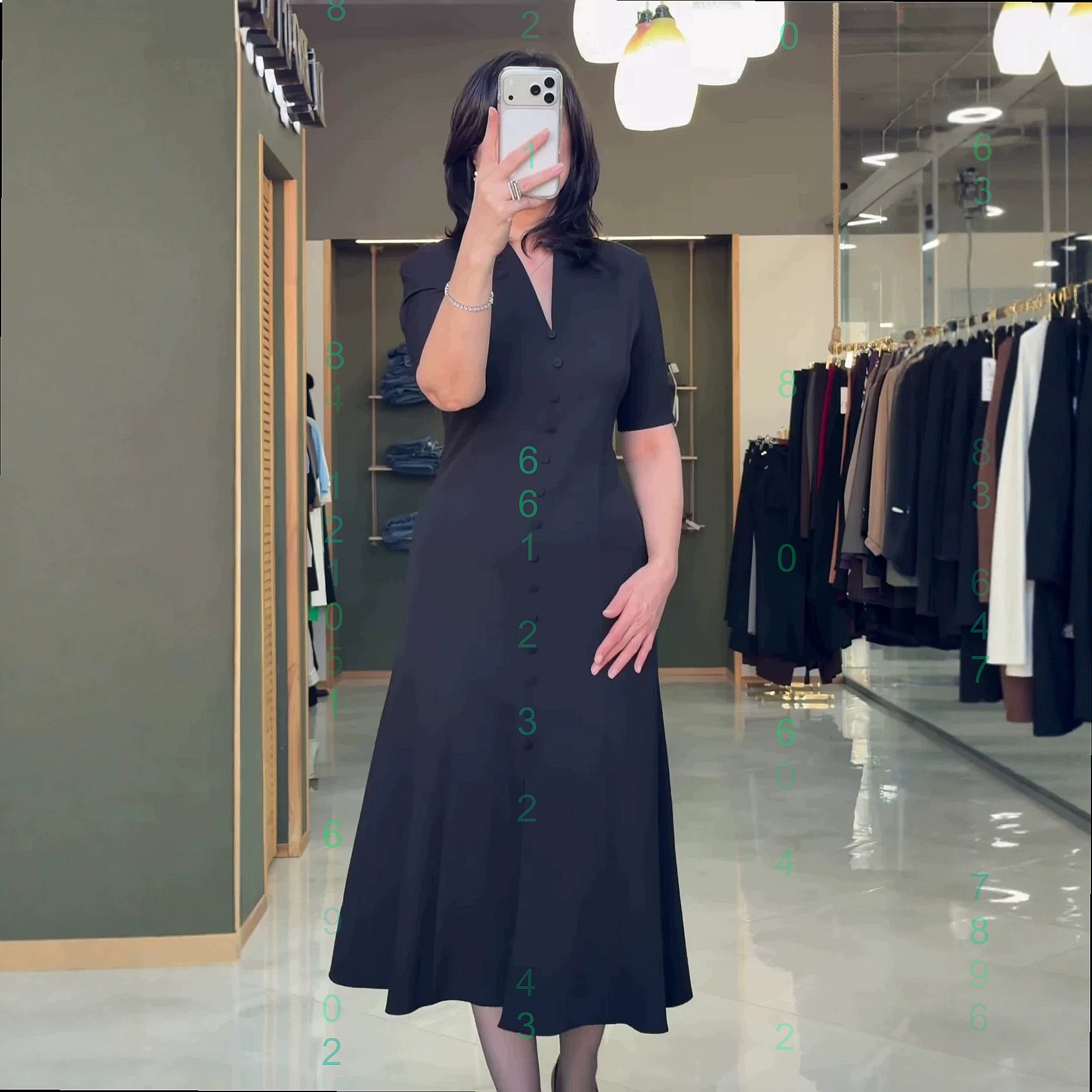 Elegant Solid Single Breasted  - Women Formal Wear Dress ulasan dan harga